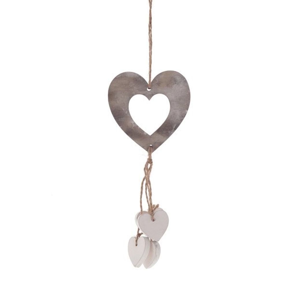 GAEM Украшение новогоднее "Сердце", L8 W1 H20 см, 2в.