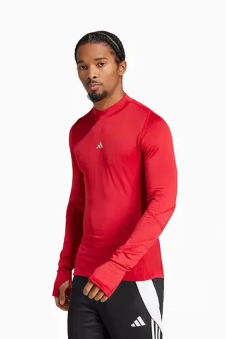 Термофутболка adidas Techfit Cold.Rdy LS - красный