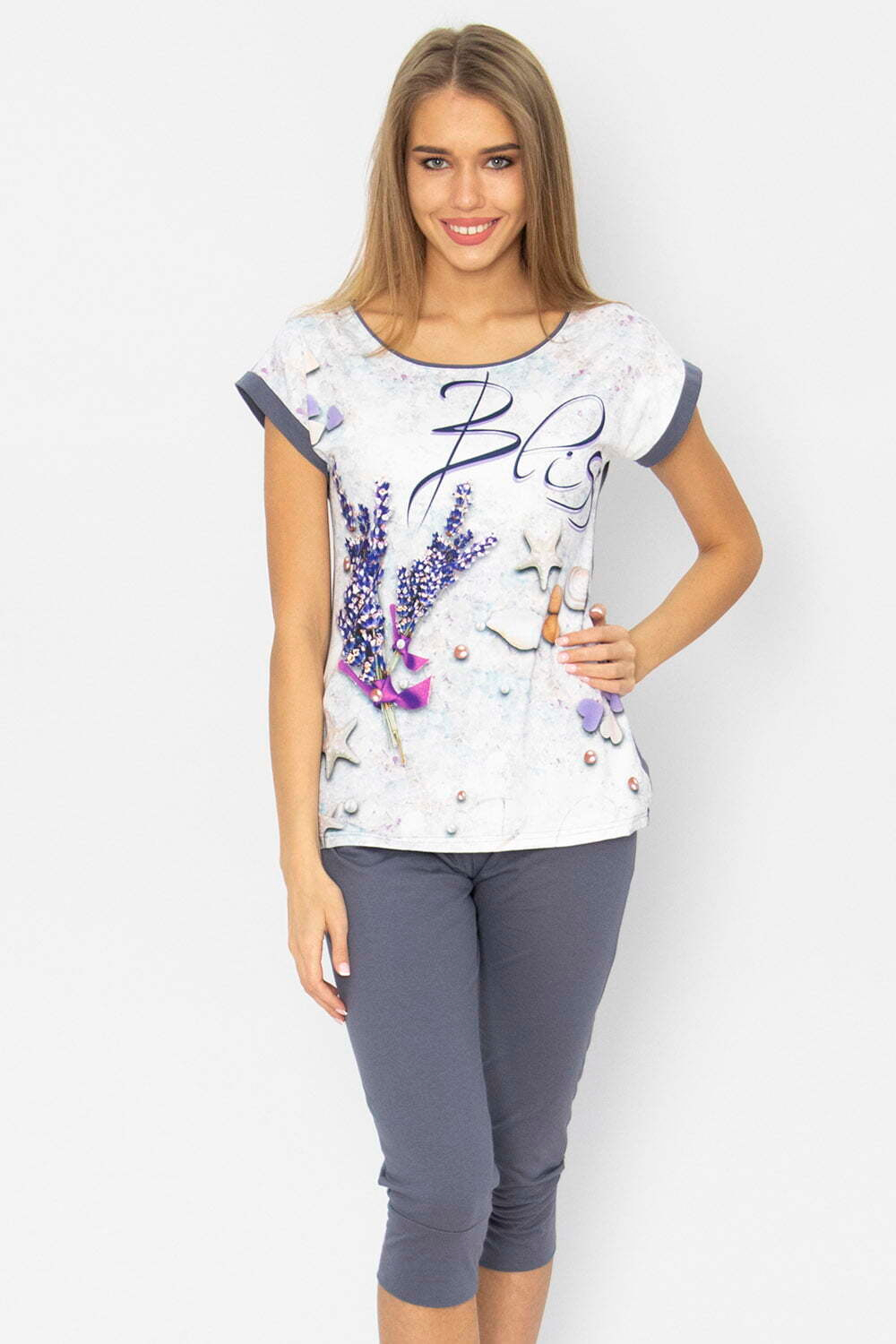 [m]Пижама женская "SPA" бридж+футб. 0154