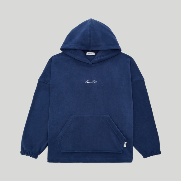 Drawstring Hoodie Navy Smoke