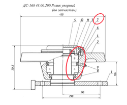 Подшипник 7518А ТУ 37006 162-89