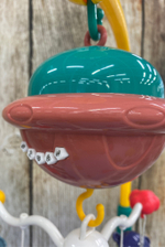 201030461/Муз.карусель на бат., пульт упр., проэктор,свет. и звук, регулир. громк.,в/к 37*36*12/12