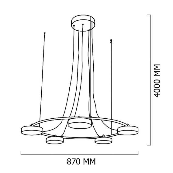 Подвесная люстра Imperium Loft Cary 151602-26