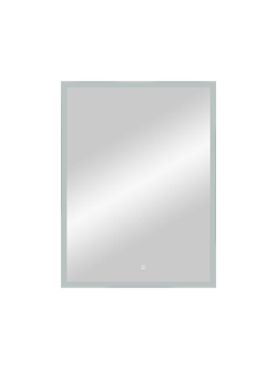 Зеркало "Frame Silver LED" 600х800