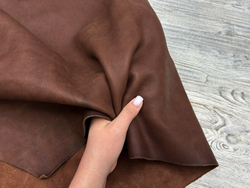 Альбагия цв. Коричневый / Albagia Dark Brown тощ. 1,8-2,0 мм, натуральная кожа