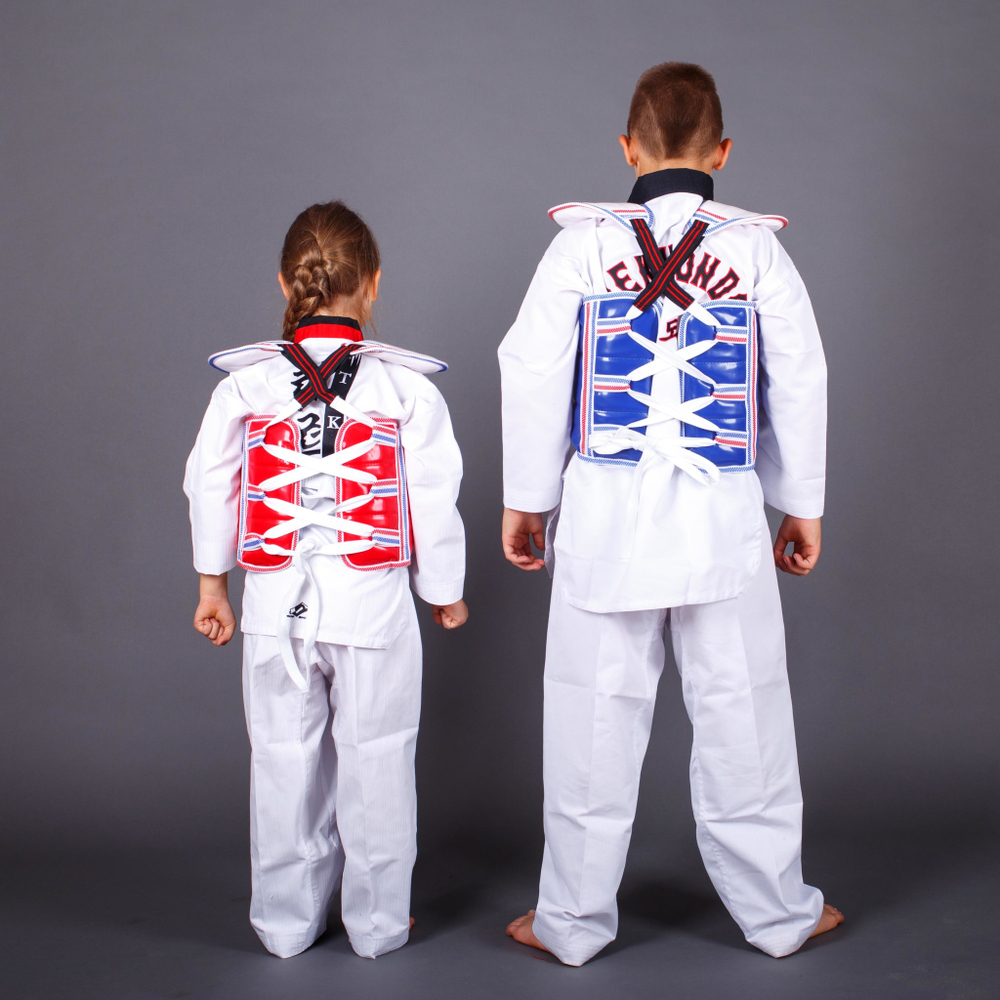 Протектор (жилет)защитный для тхэквондо двухсторонний ProfSport