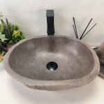 Раковина из речного камня RS-63649 (45*36*16) 0122