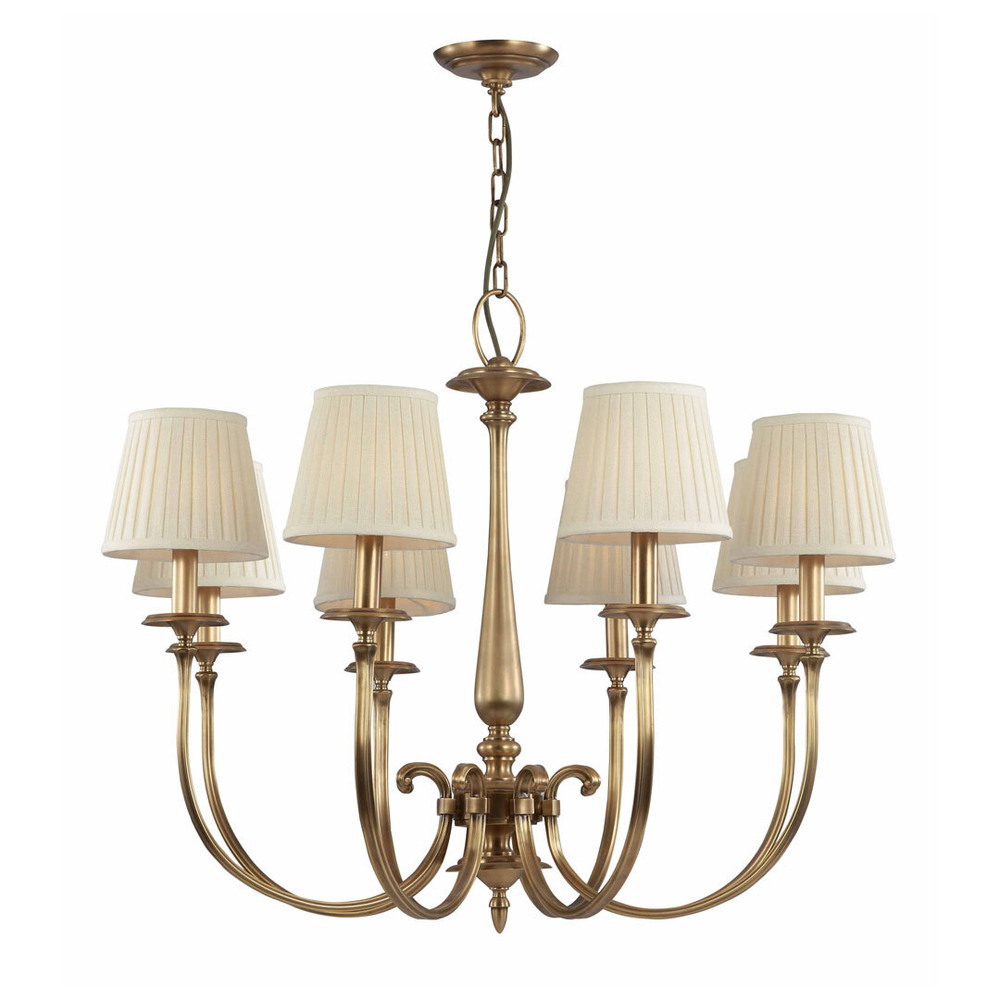 Люстра Cloyd EVANSVILLE C8 / Ø80 см - латунь (арт.10148)