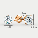 Серьги золотые