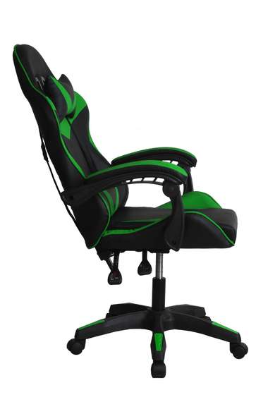 Кресло игровое Gramber Е07 Экокожа черная/Экокожа зеленая