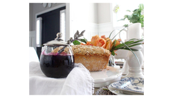 Банка для меда и джема с ложкой 360мл Vagabond House Черника