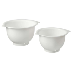 IKEA VISPAD  (ИКЕА ВИСПАД)  -  Миска, 2 шт, белая