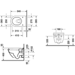 Унитаз Duravit Starck 3 42250900A1 подвесной с сиденьем Микролифт