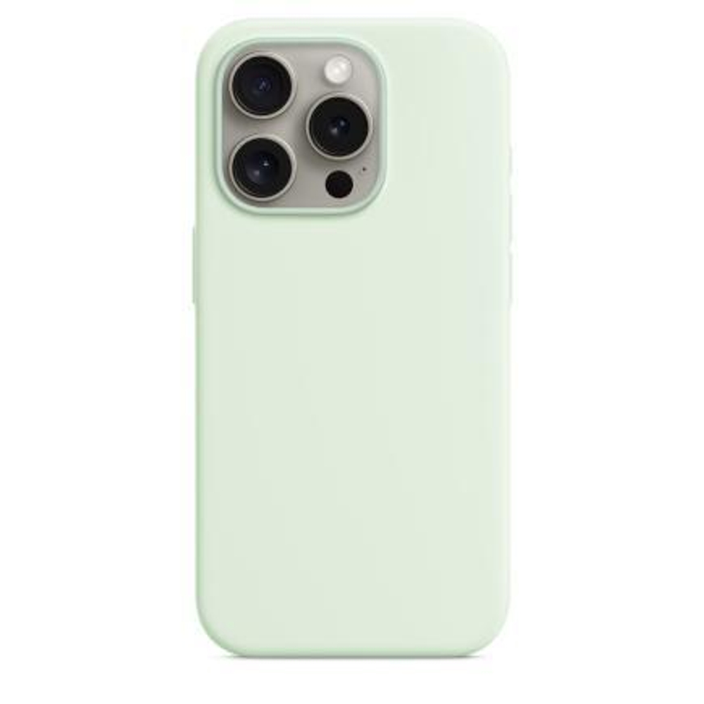 Силиконовый чехол с поддержкой MagSafe Apple Silicone Case для iPhone 15 Pro