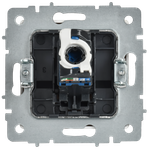 BRITE Розетка компьютерная RJ45 кат.6 РК11-БрАБ арктический белый IEK