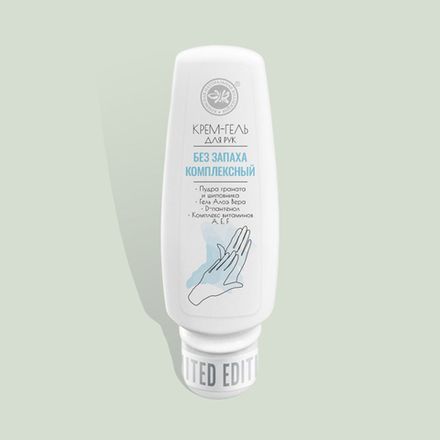 Крем-гель для рук "Комплексный без запаха" с фруктовыми пудрами