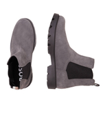 Кожаные челси adley BOSS BLACK - серый(50503675)