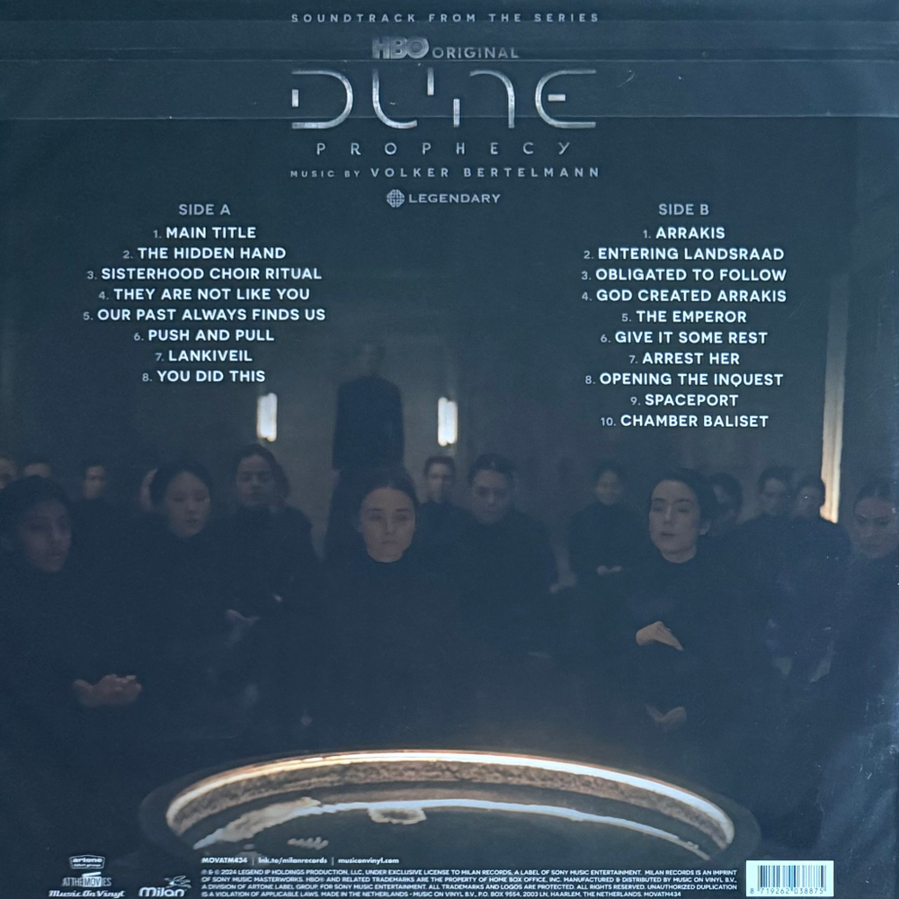 Виниловая пластинка Dune Prophecy - Music From The Series LP Orange