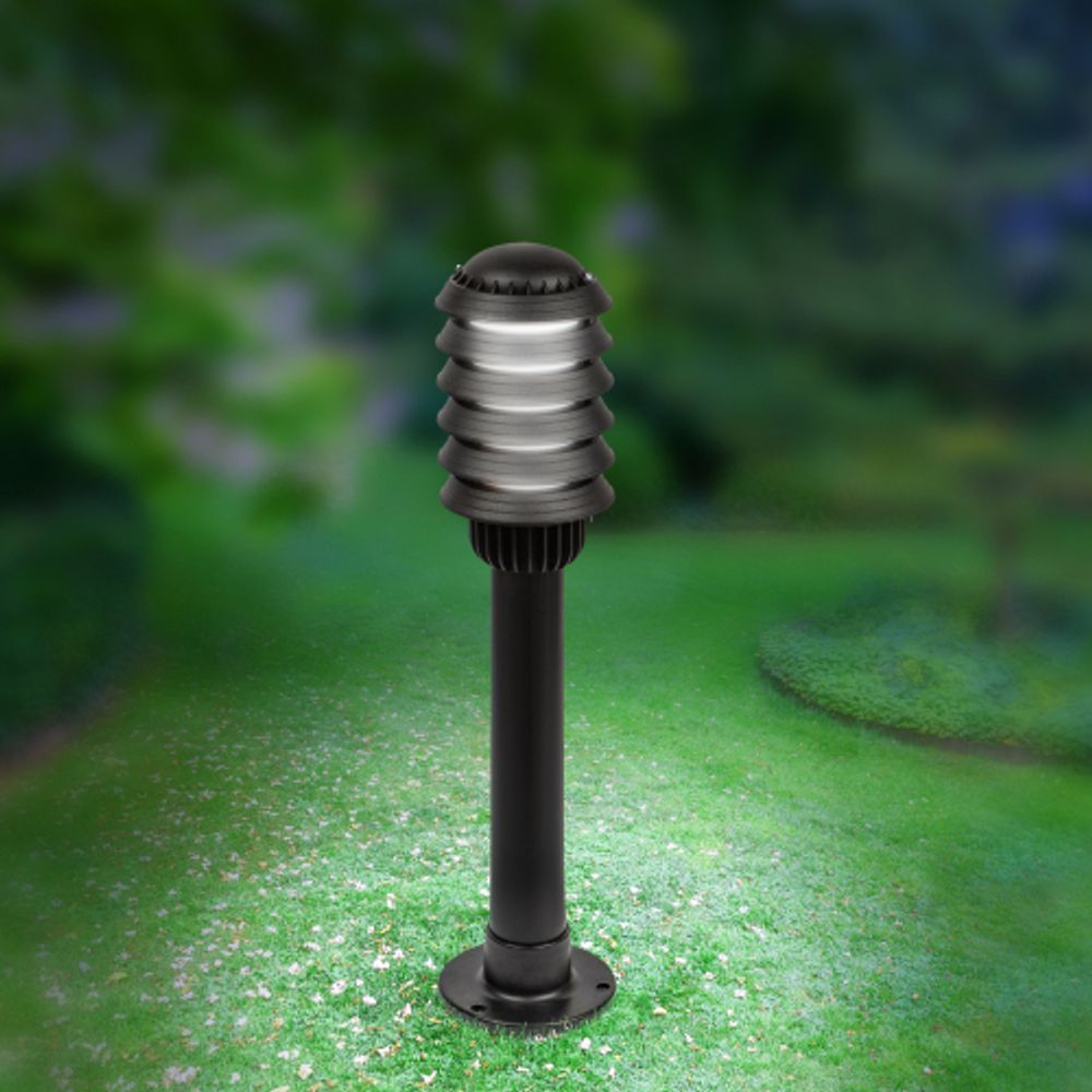 Садово-парковый светильник ЭРА «Поллар» НТУ 01-60-014 напольный черный IP54 Е27 max60Вт h650мм | Садово-парковые светильники