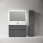 Тумба напольная Sancos Folk Floor 1190х445х850, c двумя ящиками оснащенными доводчиками, Grey soft, арт.FL120FGS