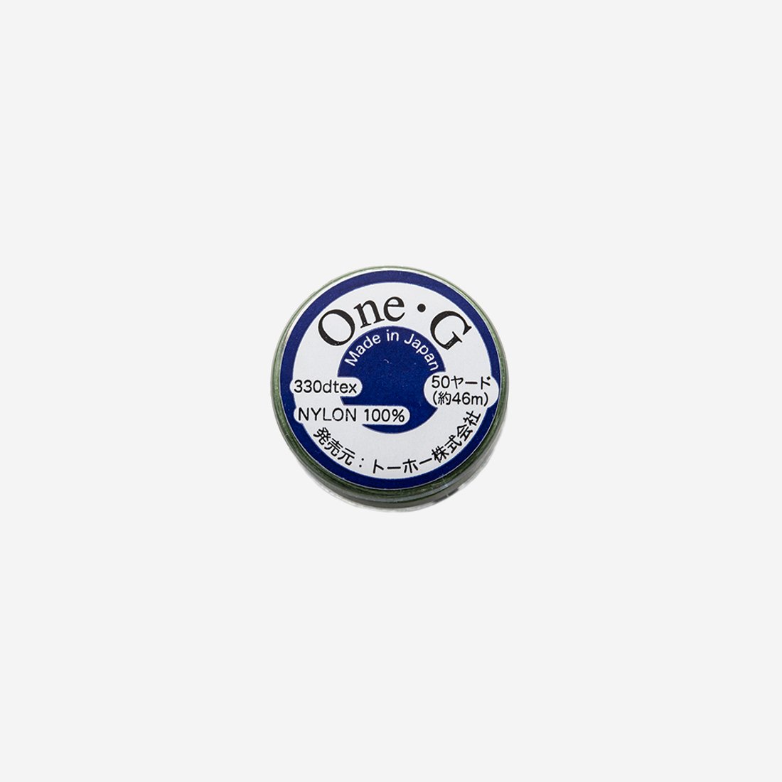 Нить для бисера TOHO One G, оттенок PT-12 (зеленый)