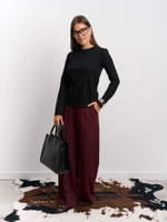 Лонгслив женский "Cкин" черный