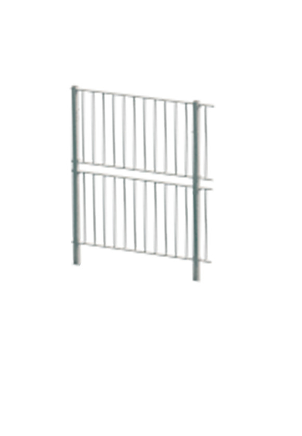 Пролёт ограждения для спортивной площадки (две секции без столбов, без крепежа)