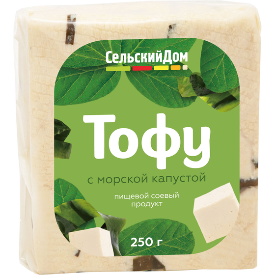 Тофу с морской капустой Сельский Дом 250г