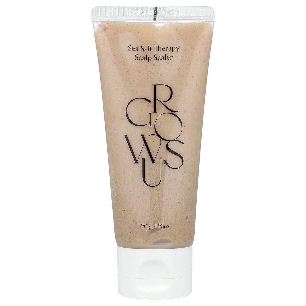 GROWUS, Средство для удаления волос для кожи головы с морской солью, 120 г (4,23 унции)