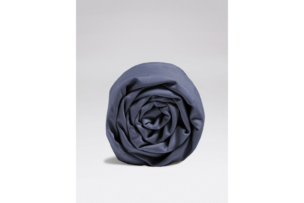 Простынь GoodNight Сатин 180х200х20 Мокрый Асфальт на резинке