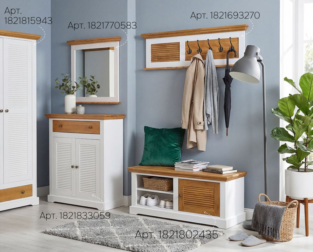 Комод 90х40х99, Асти, с ящиком для одежды и игрушек, в спальню, детскую, прихожую, из МДФ и натурального дуба, белый, Dipriz