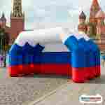 Надувная сцена для праздника «Русская душа», 5×3,5×3,5 м