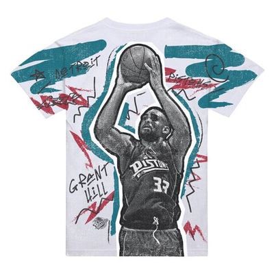 Баскетбольная футболка Mitchell&Ness NBA Showstopper SS Player Vinatge Logo All-Star Grant Hill T-shirt Multicolor