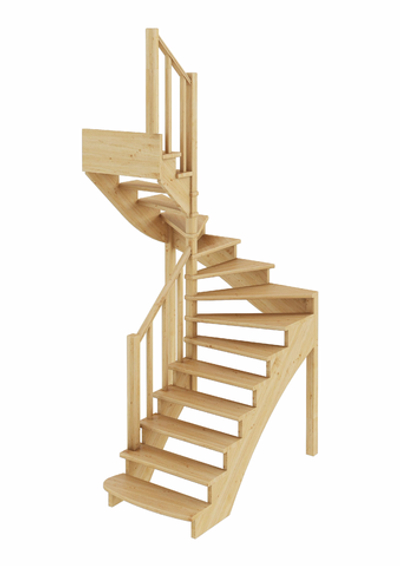 Лестница на второй этаж К-003м/3 Левая