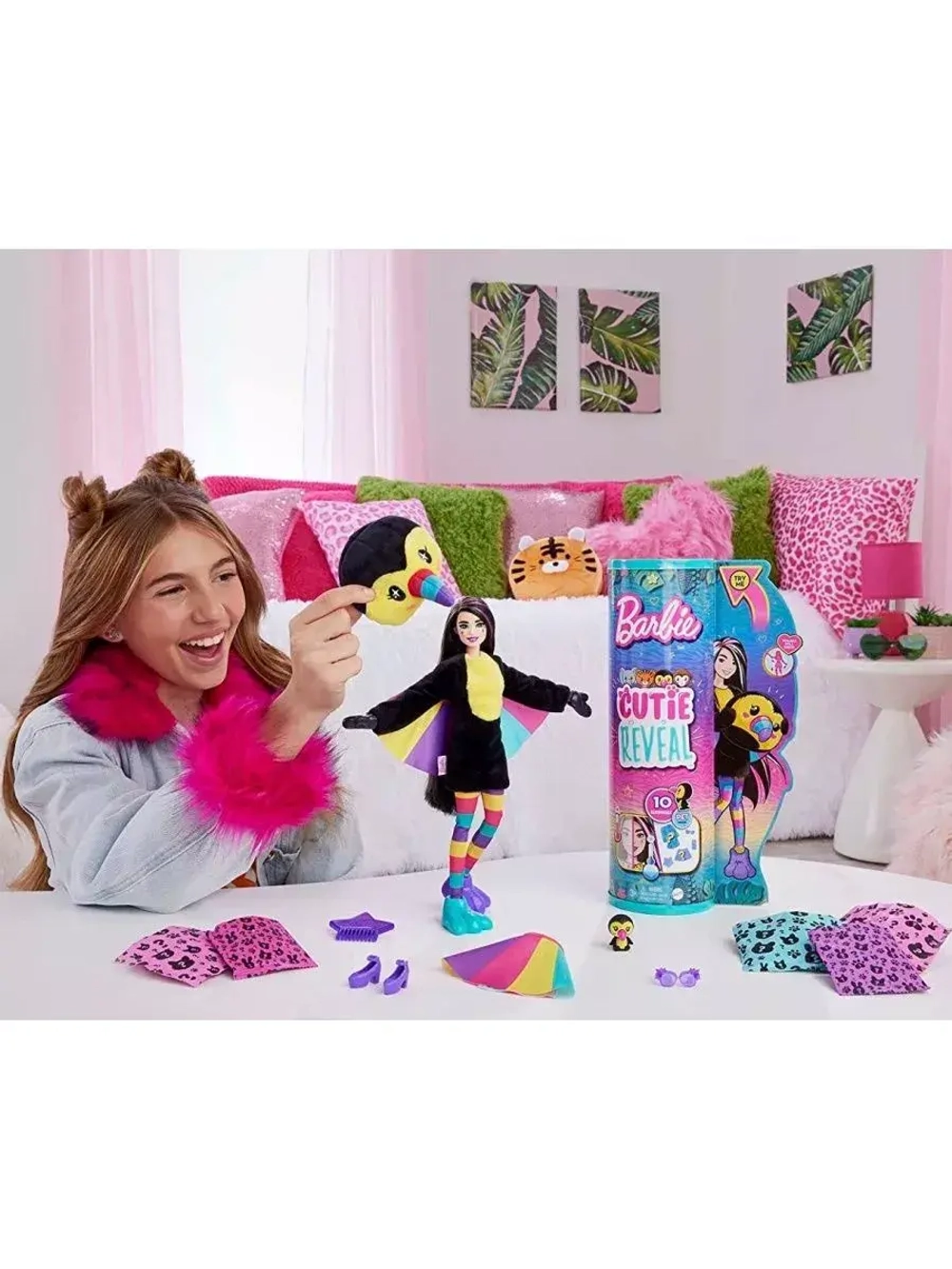 Кукла Барби Кьюти Ривл Cutie Reveal Тукан HKR00