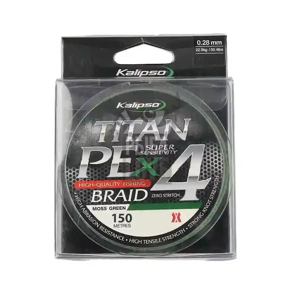 Шнур Kalipso Titan PE X4 MG 150м 0.10-0.18мм