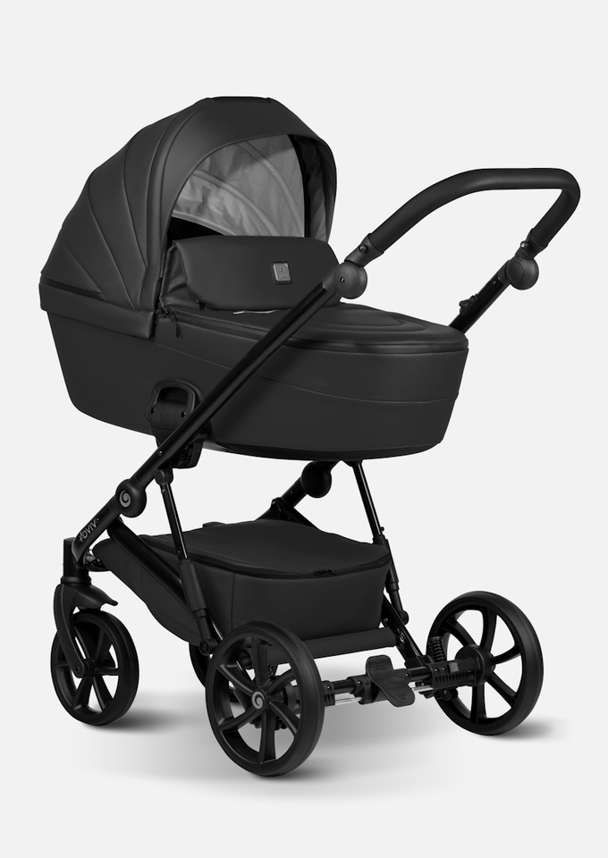 Tutis Коляска 2 в 1 VIVA 5+ Leather Jet Black