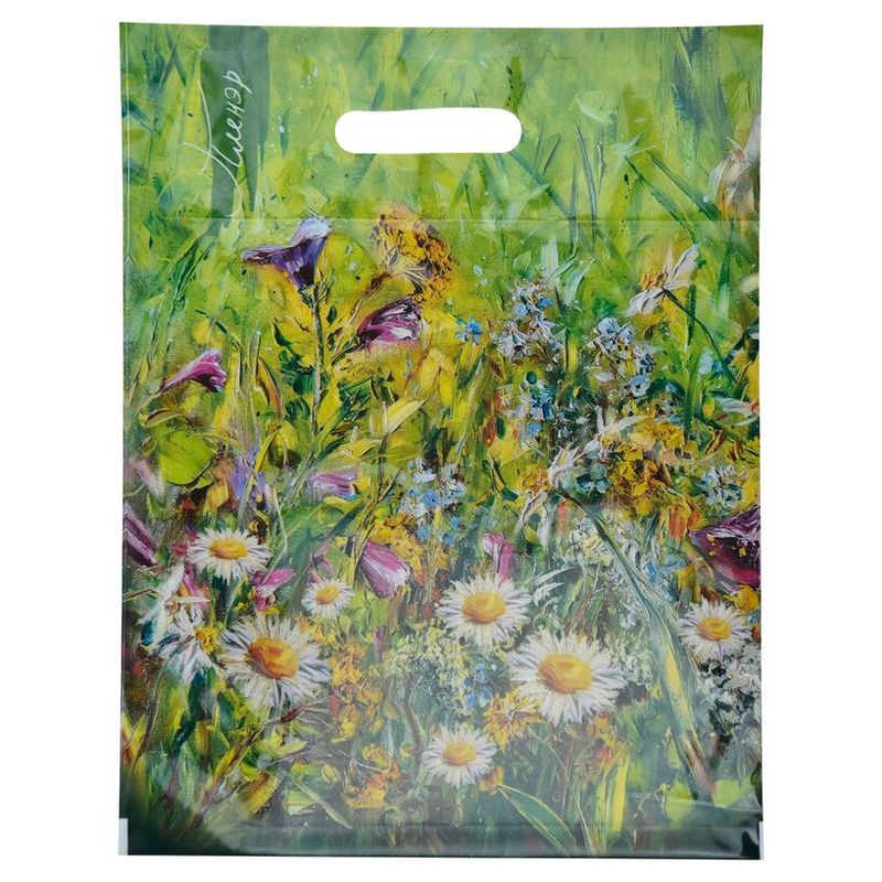 Пакет прорубная ручка Россия 31*40 см 60 мкм ПВД Пленэр  1 шт/уп 500 шт/кор