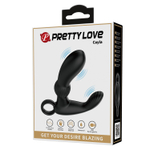 Черный вибромассажёр для массажа простаты Cayla - 11,2 см. (Цвет: черный)