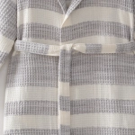 Вафельный халат Ikra | серый