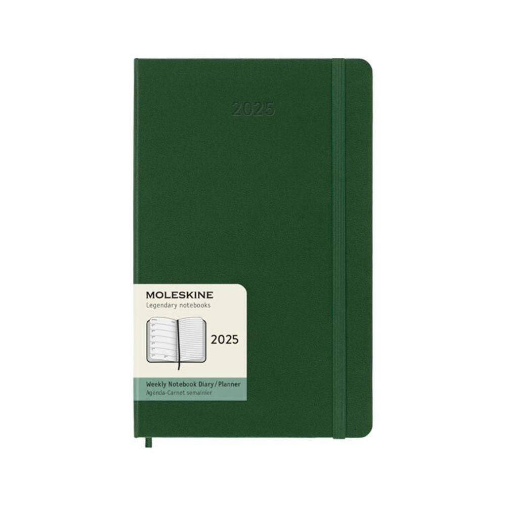 Еженедельник Moleskine WKNT Large зеленый (DSK1512WN3)