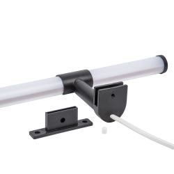 ULT-F37-6W-4500K IP44 BLACK Светодиодный светильник для подсветки мебели и зеркал ванной комнаты. Черный. ТМ Uniel