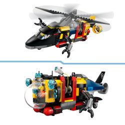 LEGO City - Набор с вертолетом, пожарной машиной и подводной лодкой 60462