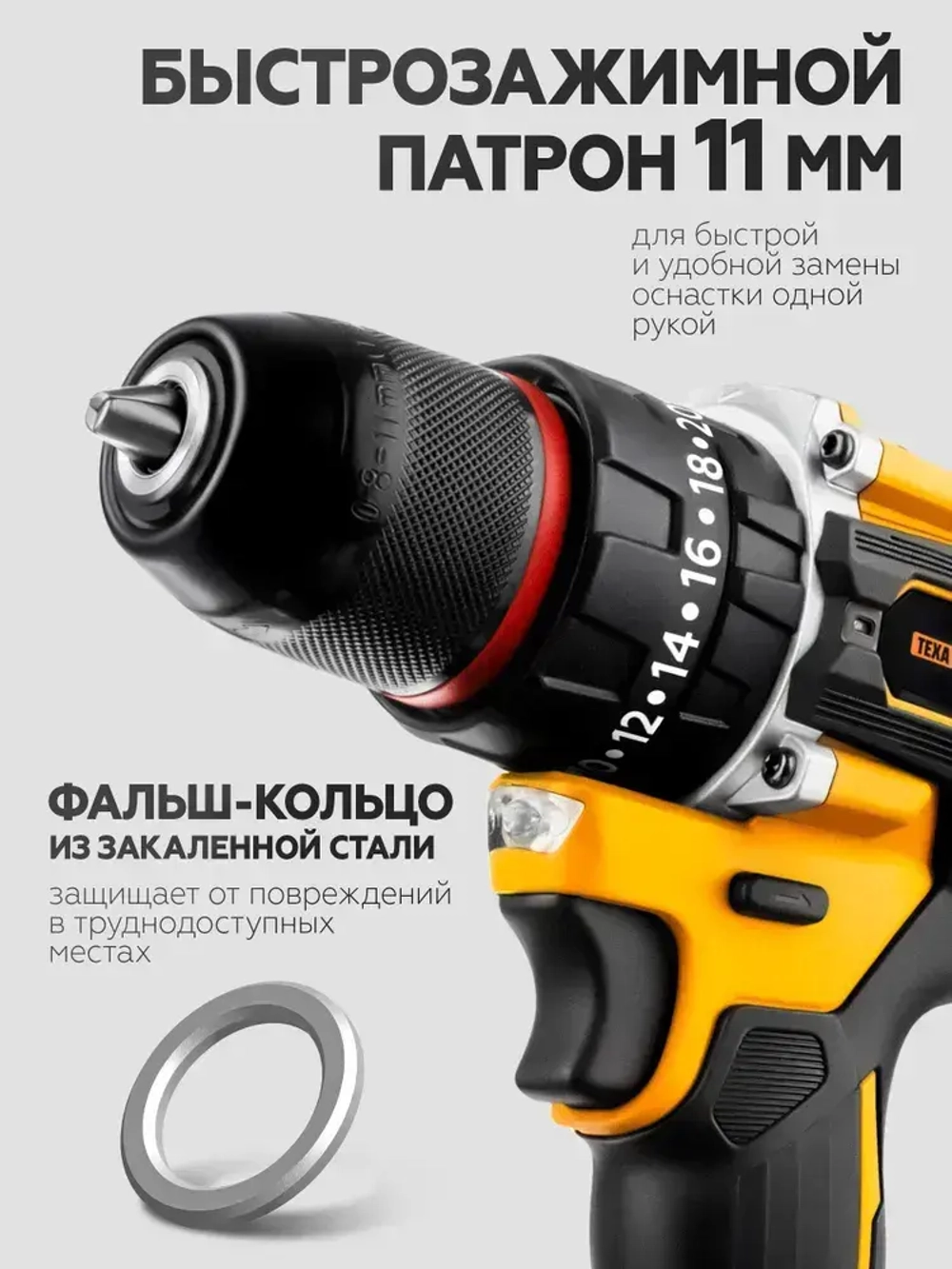 Шуруповерт аккумуляторный / Дрель-шуруповерт MANCRAFT, 24 В, 150 Нм, 2 АКБ 4000 об/мин