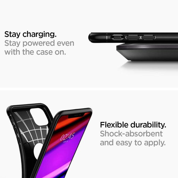 Прочный чехол SPIGEN для iPhone 11 Pro - Rugged Armor - Matte Black