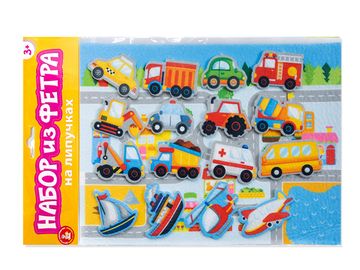 Набор из фетра на липучках "Город" (европодвес)