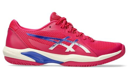 Женские Кроссовки теннисные Asics Solution Swift FF 2 - ярко-розовый/темно-кобальтовый