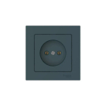 ATLASDESIGN РОЗЕТКА без заземления без шторок, 16А, в сборе, быстрозажим. клем., ИЗУМРУД