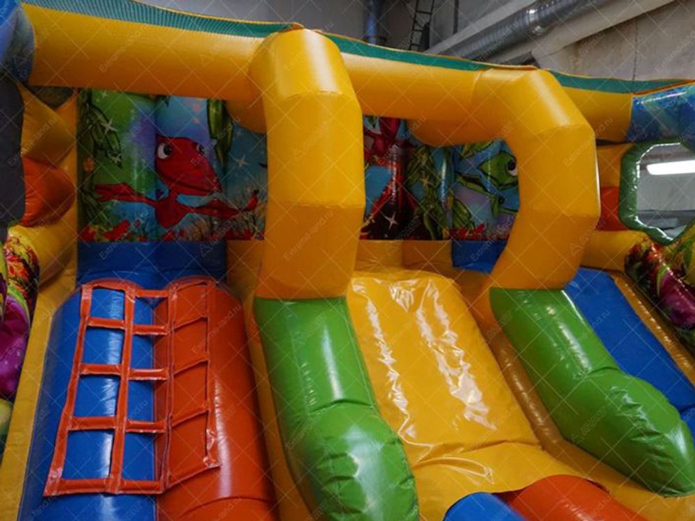 Надувной батутный комплекс "Динопарк"