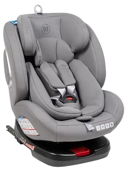 Автокресло детское Farfello ISOFIX YB102A(2) NEW Light grey/светло-серый YB102A